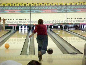 Continuing on, Amanda makes another shot. This was one of her best games ever, as was the same for Laura Jane.