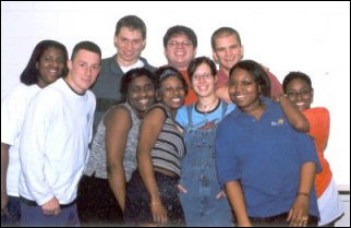 What an awesome hall staff we were! From left to right, we have Mecca, Gee, Greg, Ketia, Dorian, myself, Blu, Ray, Renita, and Chandra.