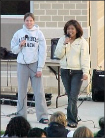 At the Potomac Hall Talent Jam, Callie and Joanne sing up a storm!