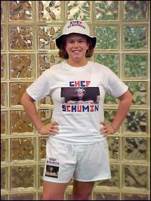 And there you have it! Completely decked out in Schumin Web apparel!