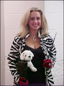 Finally, Arianna went dressed as Cruella DeVille from 101 Dalmatians.