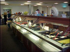 Dining Room #3 (along with #5) is home to a large salad bar.