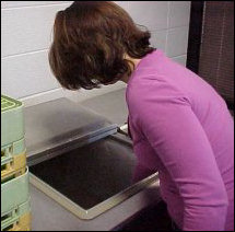 Another favorite item is ice cream. Everything an ice cream vendor might have is here in the freezer.