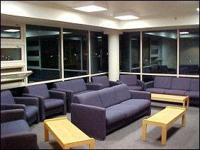 And this is the TV Lounge.  Unlike at MGL, we have one per floor... very nice, though rarely used.