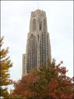 The Cathedral of Learning at the University of Pittsburgh was in full view from where we parked, another gorgeous neo-gothic building.